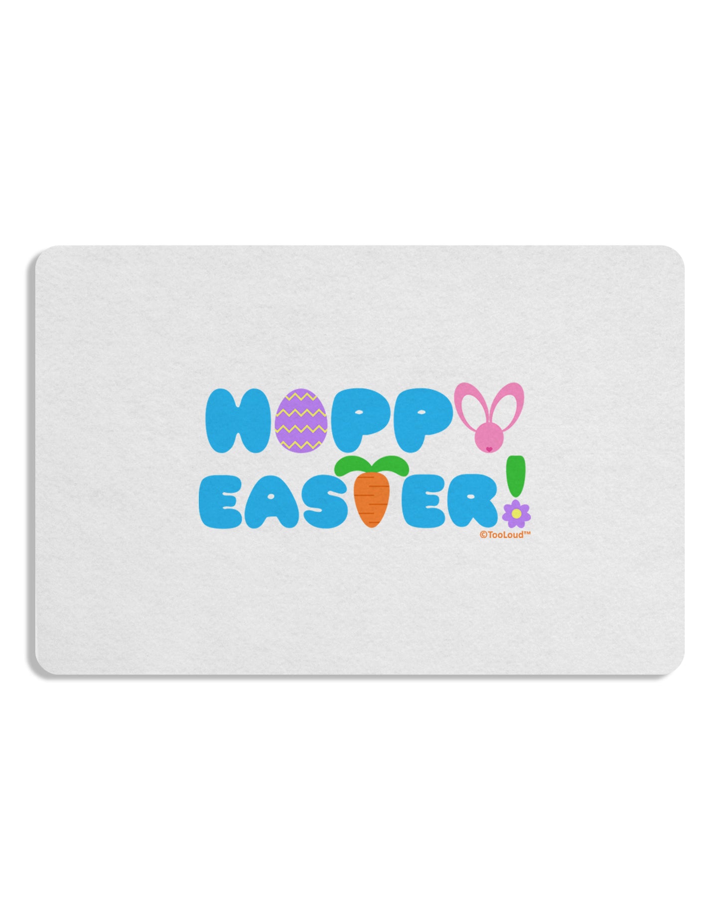 Cute Decorative Hoppy Easter Design Placemat by TooLoud Set of 4 Placemats-Placemat-TooLoud-White-Davson Sales