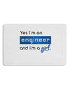 Yes I am a Engineer Girl Placemat Set of 4 Placemats-Placemat-TooLoud-White-Davson Sales