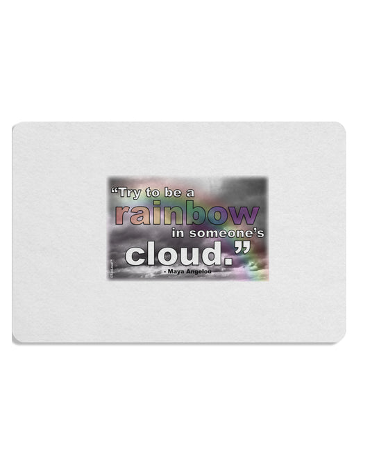 Rainbow in Cloud M Angelou Placemat by TooLoud Set of 4 Placemats-Placemat-TooLoud-White-Davson Sales