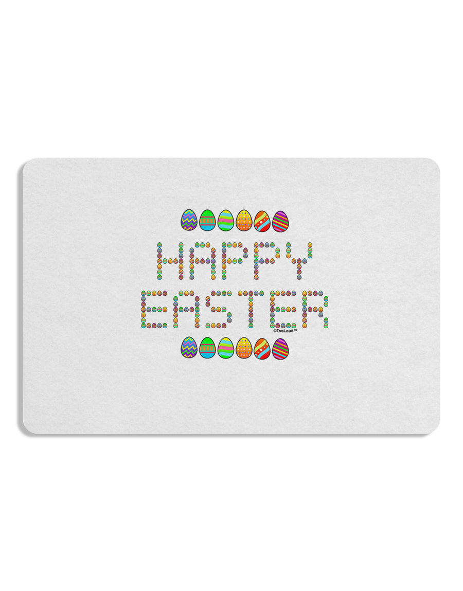 Happy Easter Eggs Placemat Set of 4 Placemats-Placemat-TooLoud-White-Davson Sales