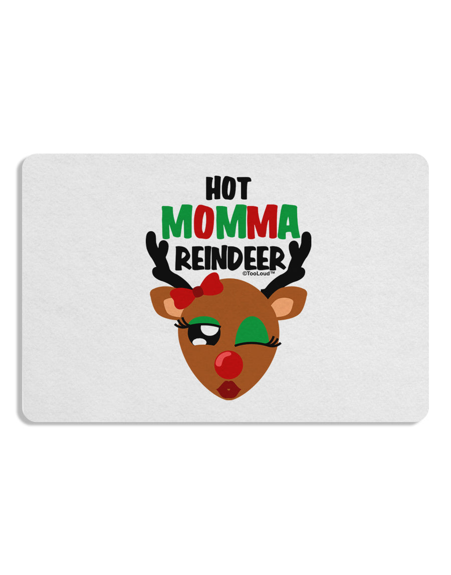 Hot Momma Reindeer Matching Deer Placemat Set of 4 Placemats-Placemat-TooLoud-White-Davson Sales