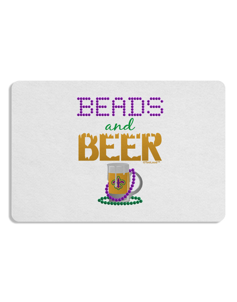 Beads And Beer Placemat Set of 4 Placemats-Placemat-TooLoud-White-Davson Sales