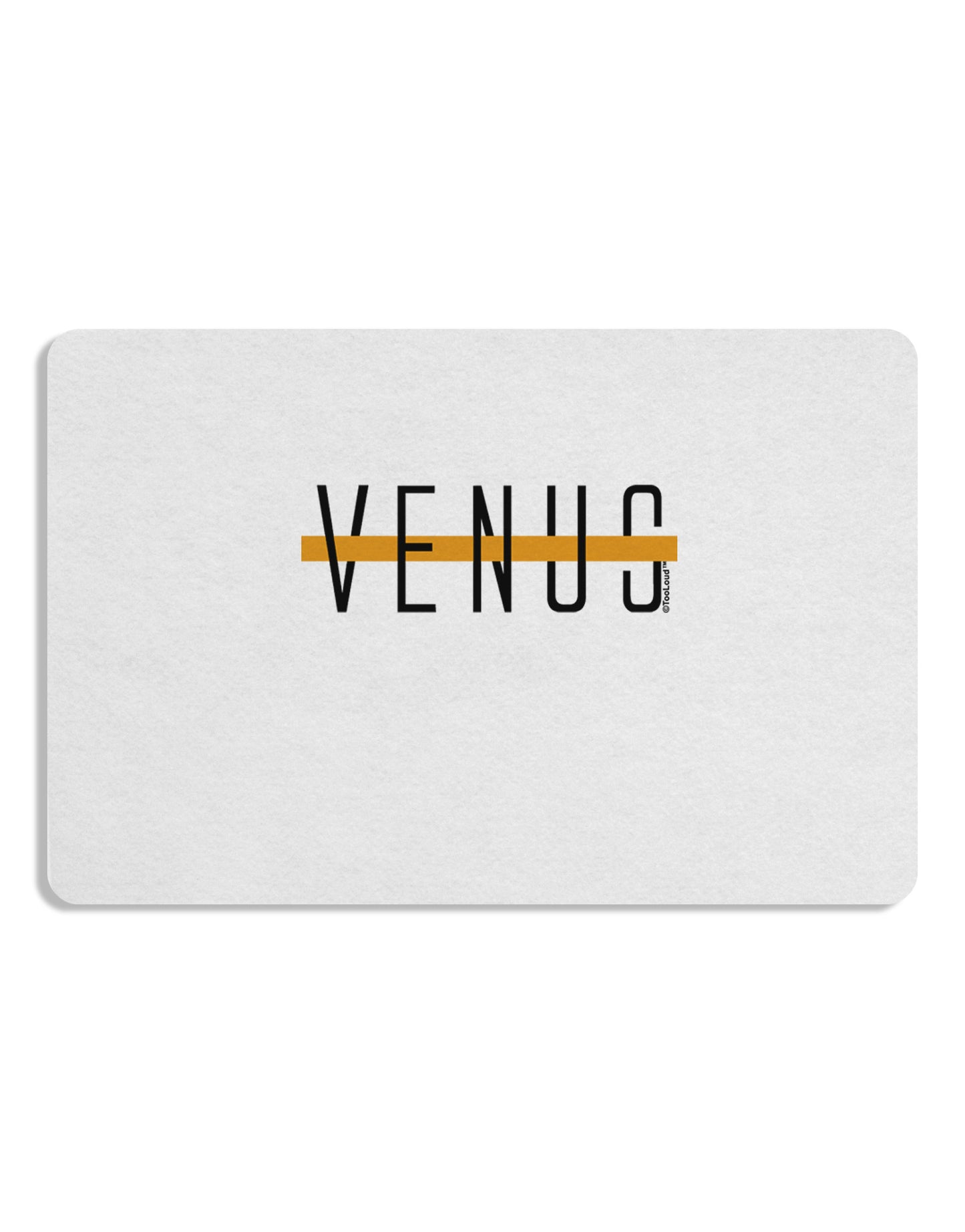 Planet Venus Text Only Placemat by TooLoud Set of 4 Placemats-Placemat-TooLoud-White-Davson Sales