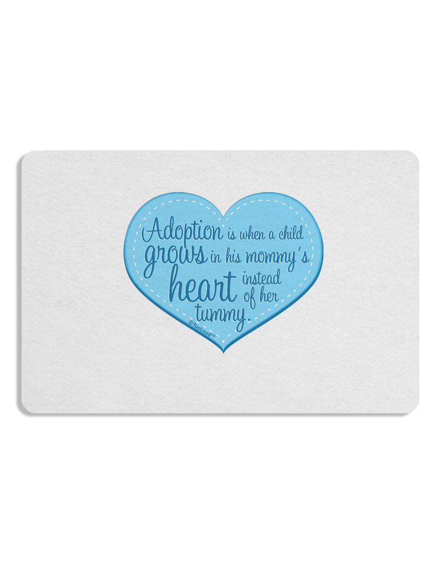 Adoption is When - Mom and Son Quote Placemat by TooLoud Set of 4 Placemats-Placemat-TooLoud-White-Davson Sales
