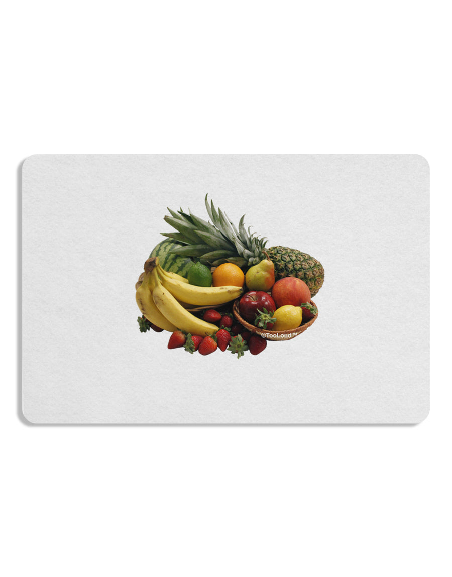 Fruit Basket Still Life Placemat Set of 4 Placemats-Placemat-TooLoud-White-Davson Sales