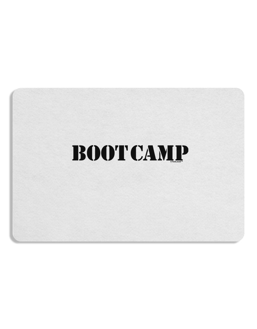 Bootcamp Military Text Placemat Set of 4 Placemats-Placemat-TooLoud-White-Davson Sales