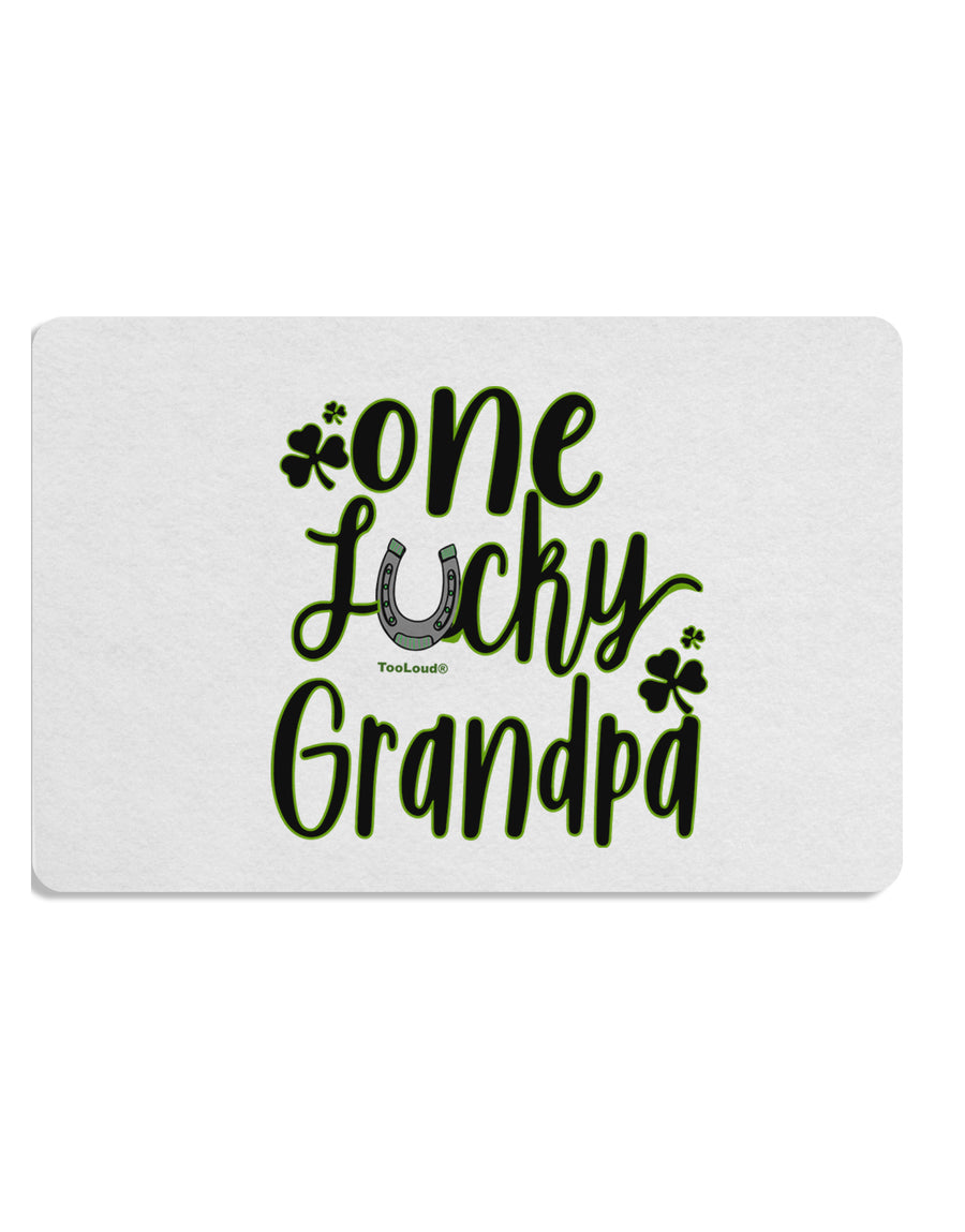 TooLoud One Lucky Grandpa Shamrock Placemat Set of 4 Placemats Multi-p