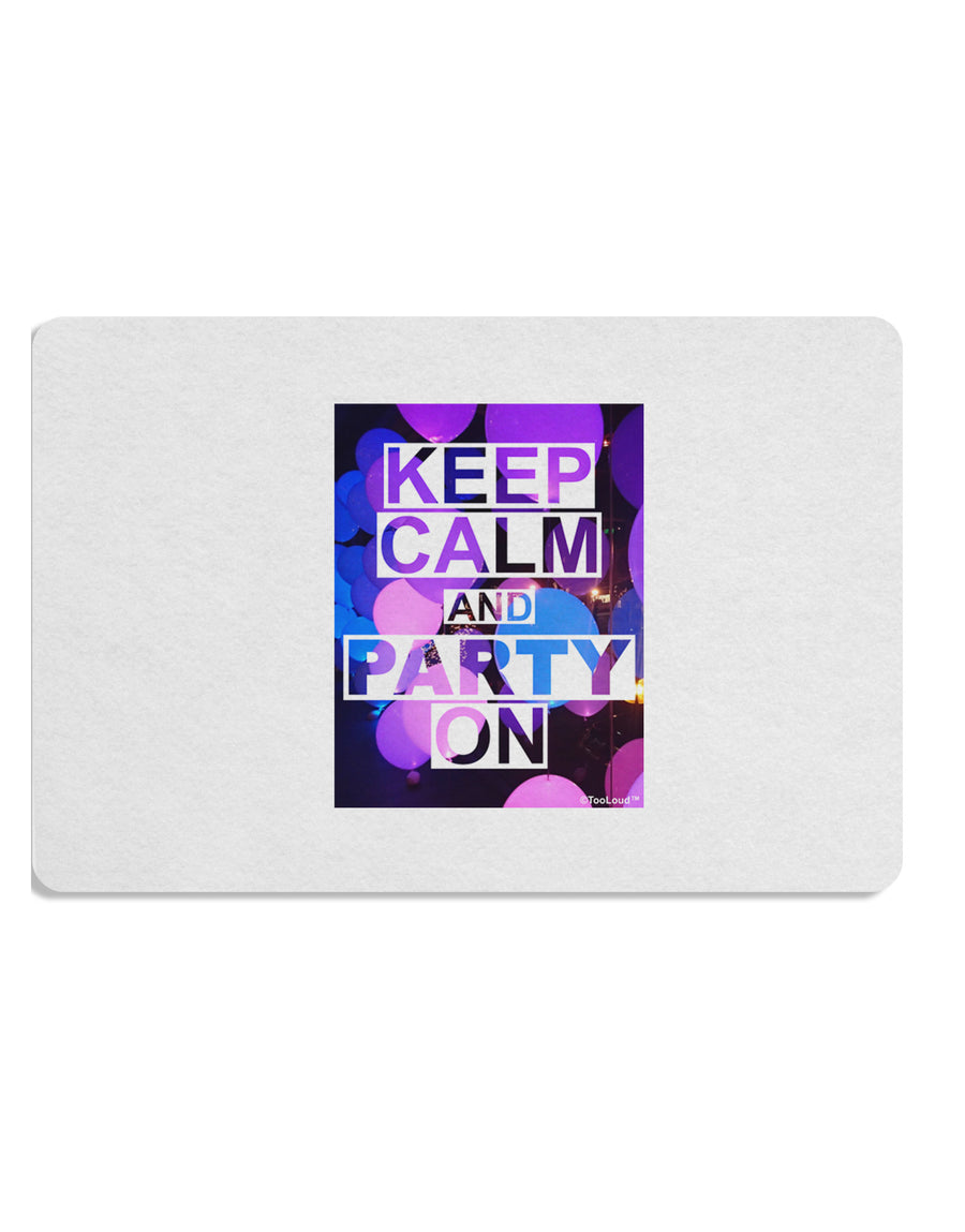 Keep Calm - Party Balloons Placemat Set of 4 Placemats-Placemat-TooLoud-White-Davson Sales