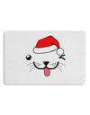 Kyu-T Face Puppino Santa Boy Dog 12 x 18 Placemat Set of 4 Placemats-Placemat-TooLoud-White-Davson Sales