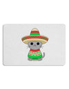 Cat with Sombrero and Poncho Placemat by TooLoud Set of 4 Placemats