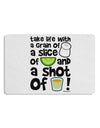 Take Life with a Grain of Salt and a Shot of Tequila Placemat by TooLoud Set of 4 Placemats-Placemat-TooLoud-White-Davson Sales