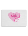 Meh Candy Heart - Valentines Day Placemat by TooLoud Set of 4 Placemats-Placemat-TooLoud-White-Davson Sales