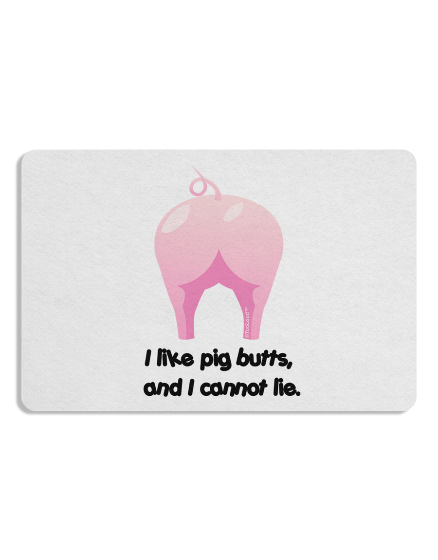 I Like Pig Butts - Funny Design Placemat by TooLoud Set of 4 Placemats-Placemat-TooLoud-White-Davson Sales