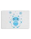 Cute Abominable Snowman Boy Yeti - Christmas 12 x 18 Placemat Set of 4 Placemats-Placemat-TooLoud-White-Davson Sales