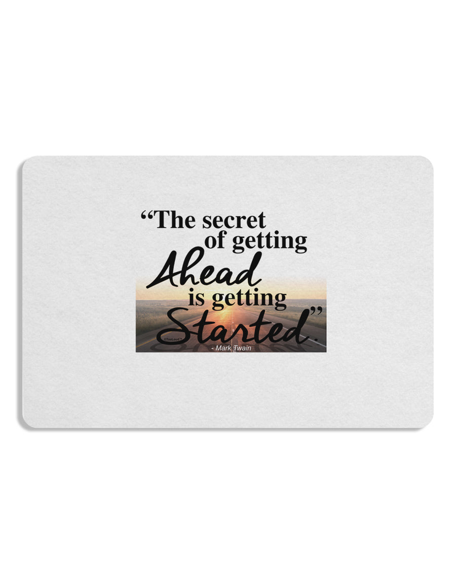 Getting Ahead Mark Twain Placemat Set of 4 Placemats-Placemat-TooLoud-White-Davson Sales