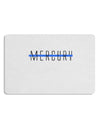 Planet Mercury Text Only Placemat by TooLoud Set of 4 Placemats-Placemat-TooLoud-White-Davson Sales