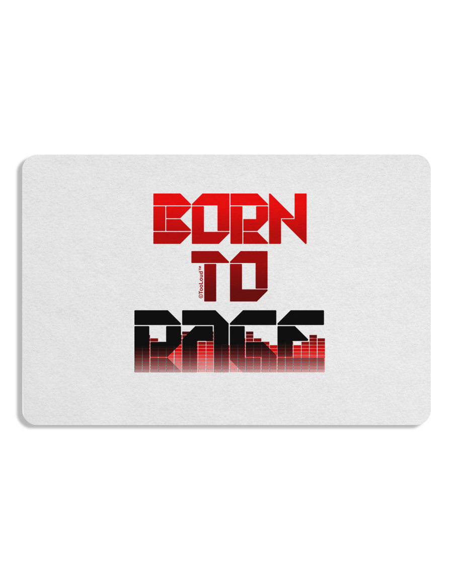 Born To Rage Red Placemat Set of 4 Placemats-Placemat-TooLoud-White-Davson Sales