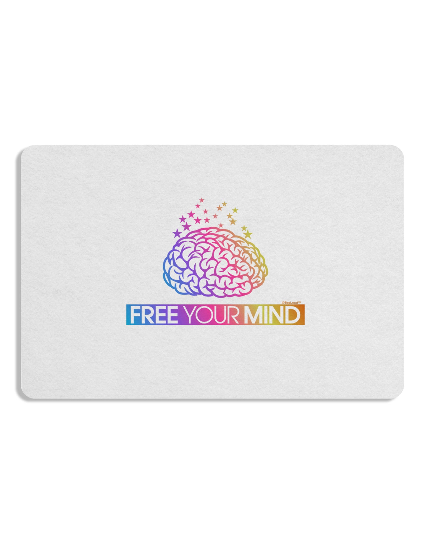 Free Your Mind Placemat Set of 4 Placemats-Placemat-TooLoud-White-Davson Sales