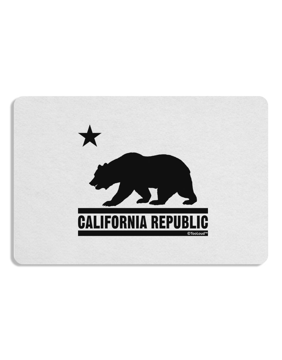 California Republic Design - Cali Bear Placemat by TooLoud Set of 4 Placemats-Placemat-TooLoud-White-Davson Sales