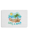 Fun Summer Beach Scene - Life's a Beach Placemat by TooLoud Set of 4 Placemats-Placemat-TooLoud-White-Davson Sales