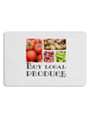 Buy Local Produce Text Placemat Set of 4 Placemats-Placemat-TooLoud-White-Davson Sales