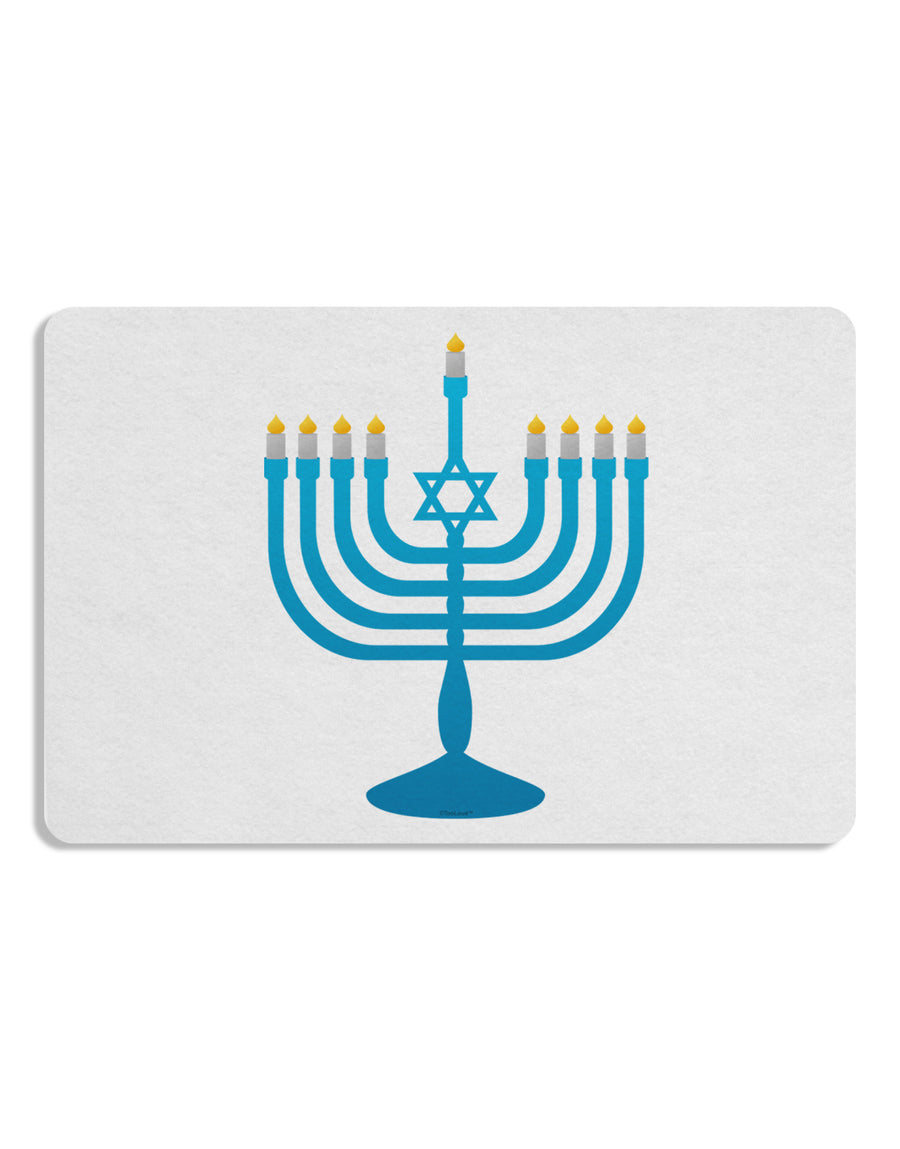 Hanukkah Menorah 12 x 18 Placemat Set of 4 Placemats-Placemat-TooLoud-White-Davson Sales