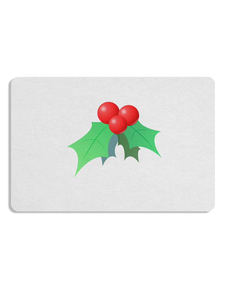 Mistletoe Christmas Design 12 x 18 Placemat Set of 4 Placemats-Placemat-TooLoud-White-Davson Sales