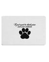 I Just Want To Drink Wine And Save Animals Placemat by TooLoud Set of 4 Placemats-Placemat-TooLoud-White-Davson Sales