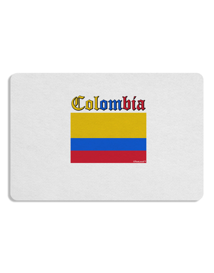 Colombia Flag Placemat Set of 4 Placemats-Placemat-TooLoud-White-Davson Sales