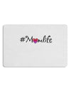 Hashtag Momlife Placemat by TooLoud Set of 4 Placemats-Placemat-TooLoud-White-Davson Sales