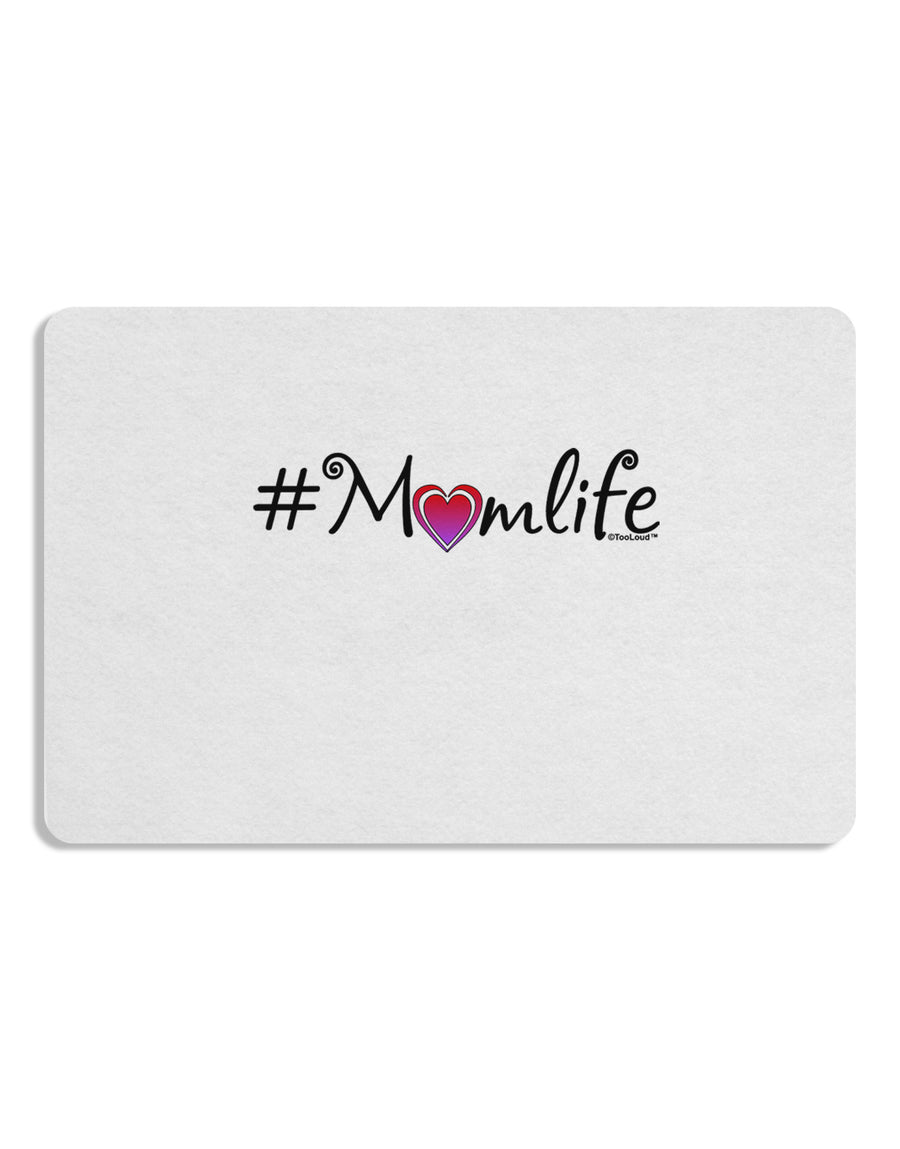 Hashtag Momlife Placemat by TooLoud Set of 4 Placemats-Placemat-TooLoud-White-Davson Sales