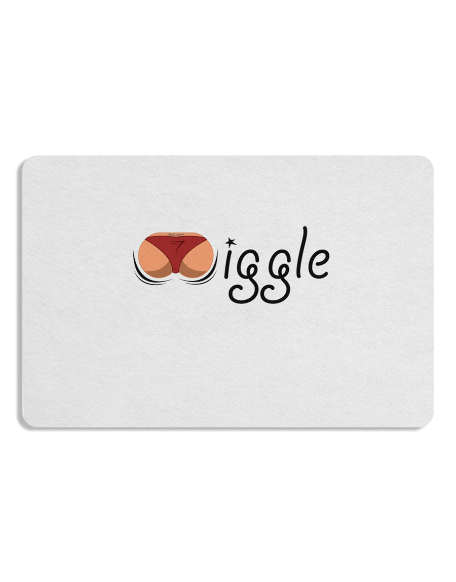 Wiggle - Twerk Medium 12 x 18 Placemat Set of 4 Placemats-Placemat-TooLoud-White-Davson Sales