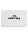 Hashtag 4th Of July Placemat Set of 4 Placemats-Placemat-TooLoud-White-Davson Sales