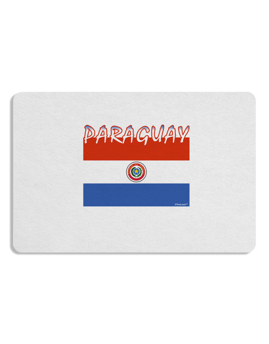 Paraguay Flag Placemat Set of 4 Placemats-Placemat-TooLoud-White-Davson Sales