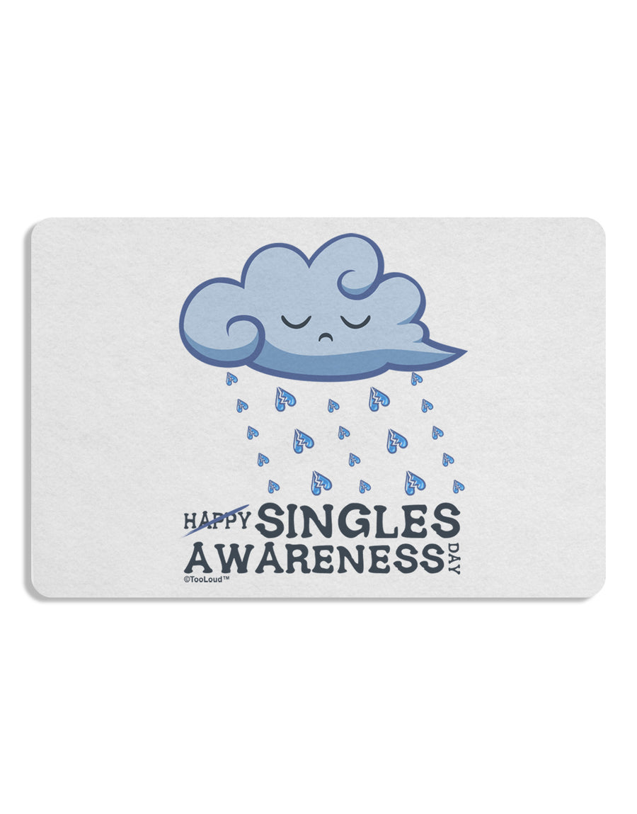 Happy Singles Awareness Day Placemat Set of 4 Placemats-Placemat-TooLoud-White-Davson Sales