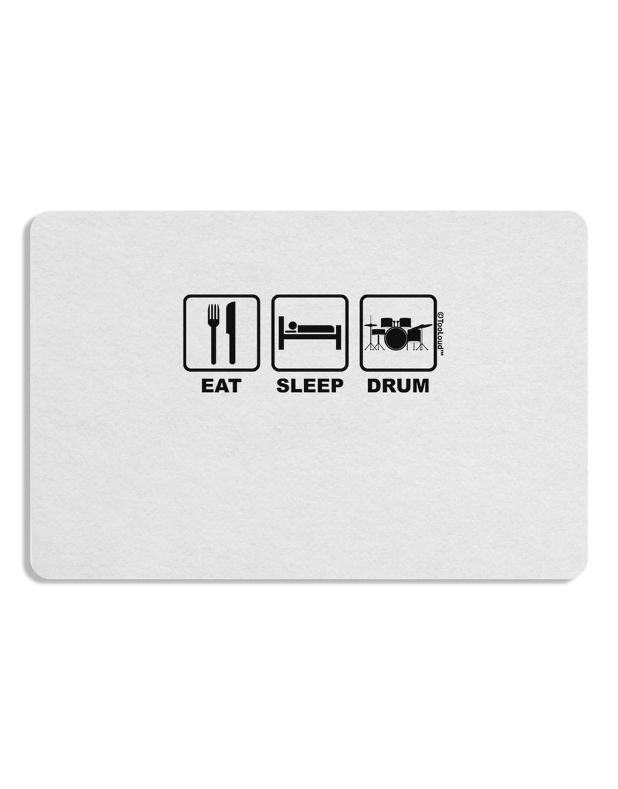 Eat Sleep Drum Design Placemat by TooLoud Set of 4 Placemats-Placemat-TooLoud-White-Davson Sales