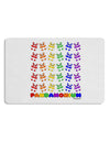 Pandamonium Rainbow Pandas Placemat by TooLoud Set of 4 Placemats-Placemat-TooLoud-White-Davson Sales