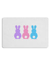 Three Easter Bunnies - Pastels Placemat by TooLoud Set of 4 Placemats-Placemat-TooLoud-White-Davson Sales