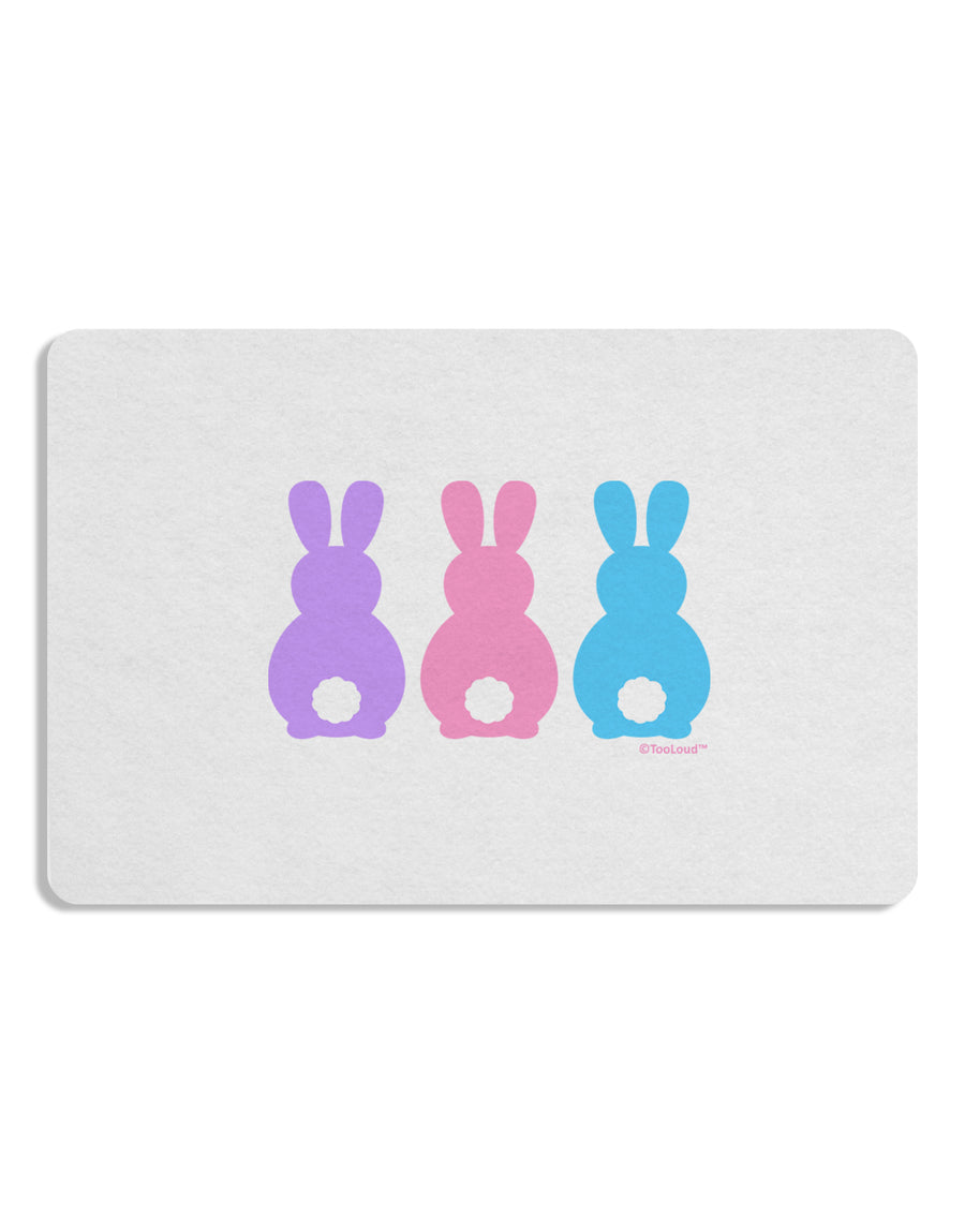 Three Easter Bunnies - Pastels Placemat by TooLoud Set of 4 Placemats-Placemat-TooLoud-White-Davson Sales