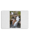 Colorado Waterfall Scene Text Placemat Set of 4 Placemats-Placemat-TooLoud-White-Davson Sales