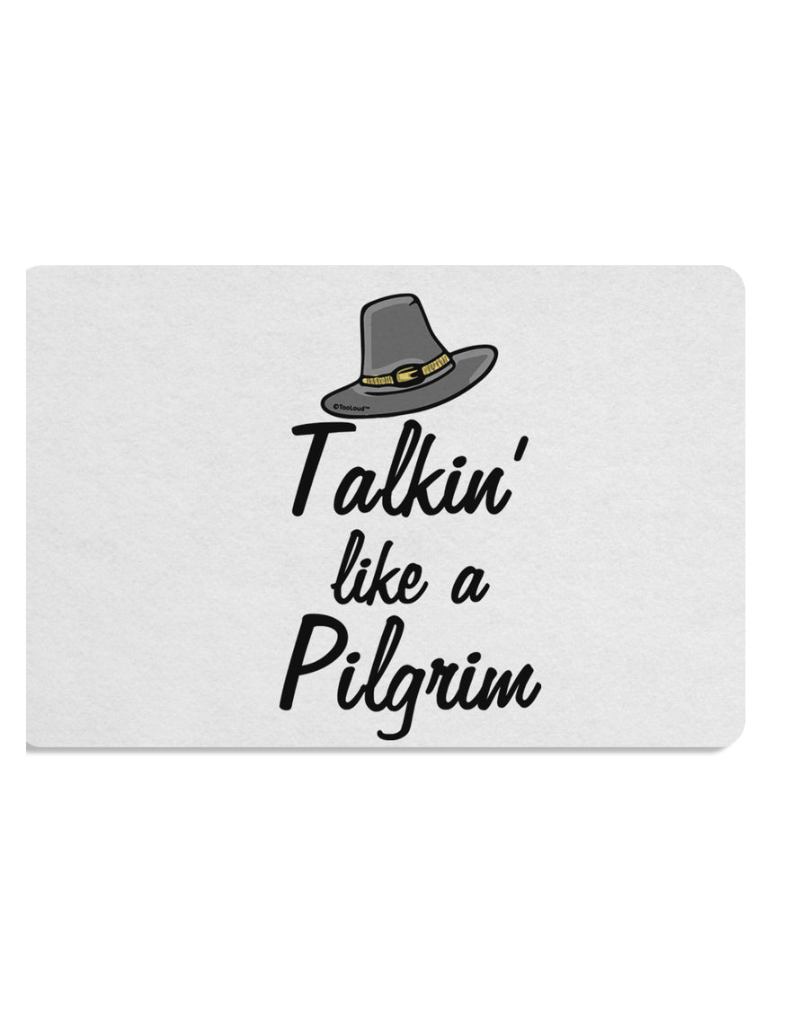 TooLoud Talkin Like a Pilgrim Placemat Set of 4 Placemats Multi-pack