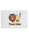 Cute Taco Lion Text Placemat Set of 4 Placemats-Placemat-TooLoud-White-Davson Sales