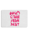 Hardcore Feminist - Pink Placemat Set of 4 Placemats-Placemat-TooLoud-White-Davson Sales