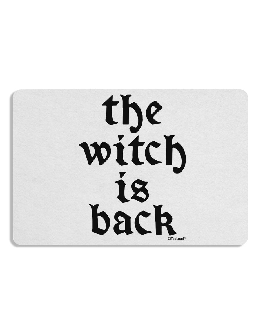 The Witch Is Back Placemat by TooLoud Set of 4 Placemats-Placemat-TooLoud-White-Davson Sales