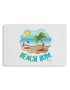 Fun Summer Beach Scene - Beach Bum Placemat by TooLoud Set of 4 Placemats-Placemat-TooLoud-White-Davson Sales