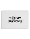 I Heart My Frenchie Placemat by TooLoud Set of 4 Placemats-Placemat-TooLoud-White-Davson Sales