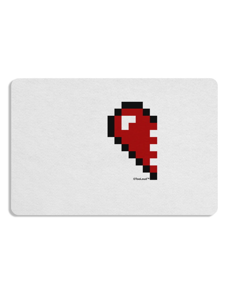 Couples Pixel Heart Design - Left Placemat by TooLoud Set of 4 Placemats-Placemat-TooLoud-White-Davson Sales