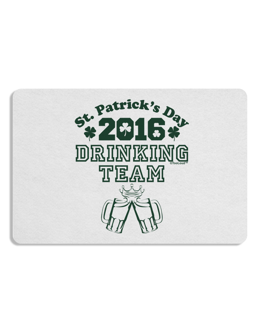 St Patricks Day Drinking Team Placemat Set of 4 Placemats-Placemat-TooLoud-White-Davson Sales