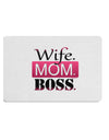 Wife Mom Boss Placemat Set of 4 Placemats-Placemat-TooLoud-White-Davson Sales