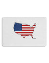 United States Cutout - American Flag Design Placemat by TooLoud Set of 4 Placemats-Placemat-TooLoud-White-Davson Sales